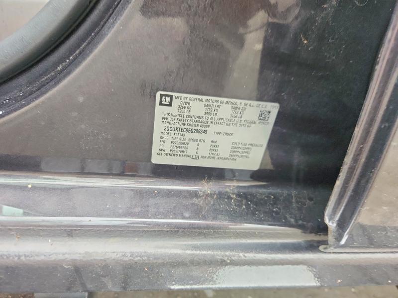 2014 Chevrolet Silverado მანქანა იყიდება აუქციონზე, vin: 3GCUKTEC9EG288345, აუქციონის ნომერი: 69737726