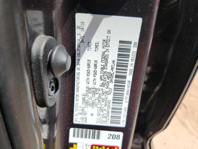 Aukcja sprzedaży 2019 Toyota Tacoma, vin: 3TMGZ5AN8KM202483, numer aukcji: 63854136