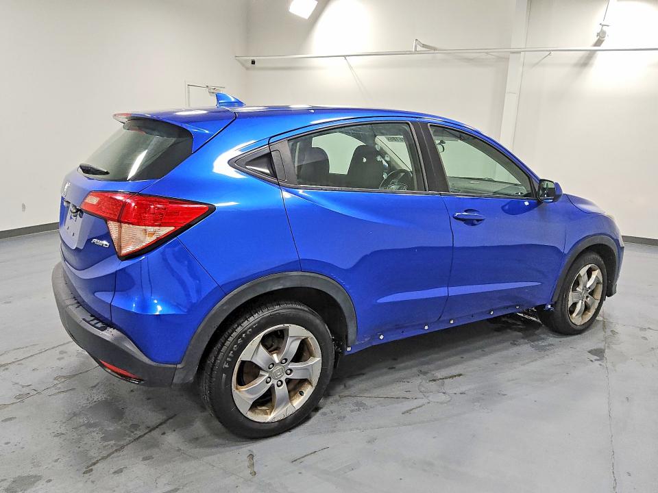 2018 Honda Hr-v მანქანა იყიდება აუქციონზე, vin: 3CZRU6H35JM701722, აუქციონის ნომერი: 69416186