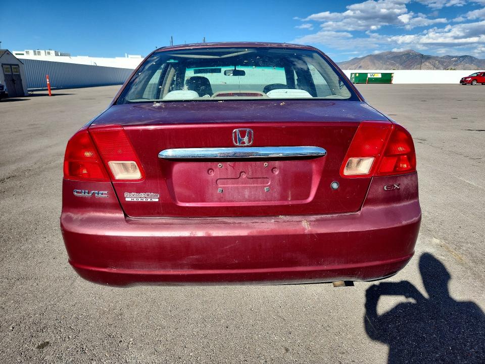 70017356 :رقم المزاد ، 1HGES257X2L017571 vin ، 2002 Honda Civic مزاد بيع