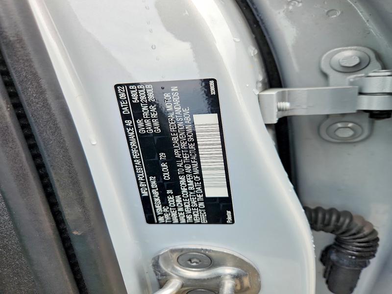 69908296 :رقم المزاد ، YSMEG3KA6PL131472 vin ، 2023 Polestar 2 مزاد بيع