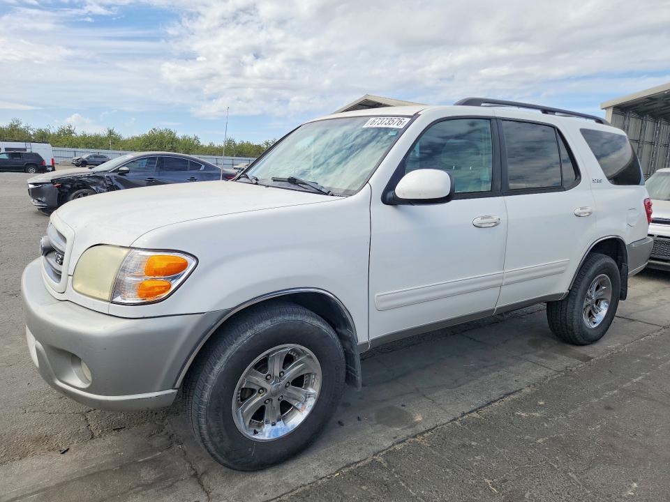 2003 Toyota Sequoia მანქანა იყიდება აუქციონზე, vin: 5TDZT34A33S176755, აუქციონის ნომერი: 67373576