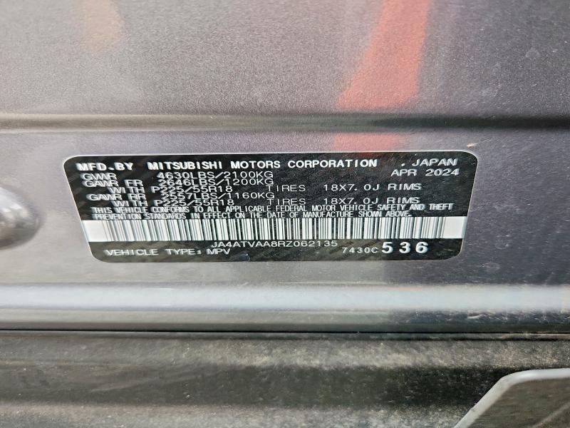 Продажа на аукционе авто 2024 Mitsubishi Eclipse Cross, vin: JA4ATVAA8RZ062135, номер лота: 68101616