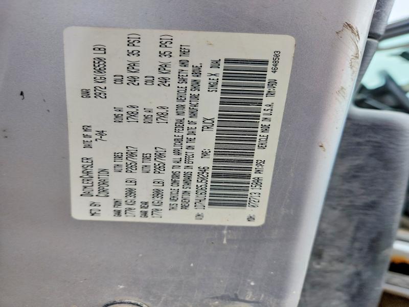 69219616 :رقم المزاد ، 1D7HU16D65J502946 vin ، 2005 Dodge Ram 1500 مزاد بيع