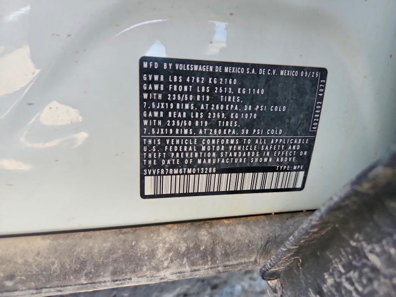Продаж на аукціоні авто 2026 Volkswagen Tiguan, vin: 3VVFR7RM6TM013286, номер лоту: 67524286