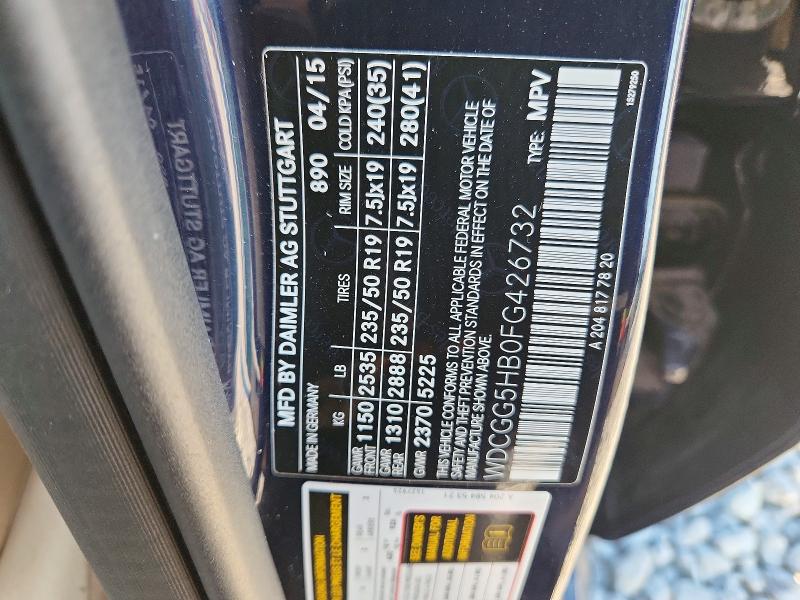 Продаж на аукціоні авто 2015 Mercedes-benz Glk, vin: WDCGG5HB0FG426732, номер лоту: 67533536