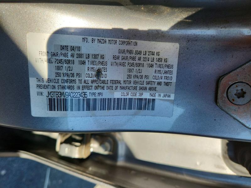 Продажа на аукционе авто 2010 Mazda Cx-9, vin: JM3TB3MV9A0223435, номер лота: 66926576