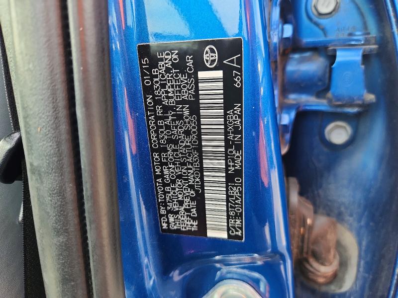 Продажа на аукционе авто 2015 Toyota Prius C, vin: JTDKDTB3XF1090055, номер лота: 68974316