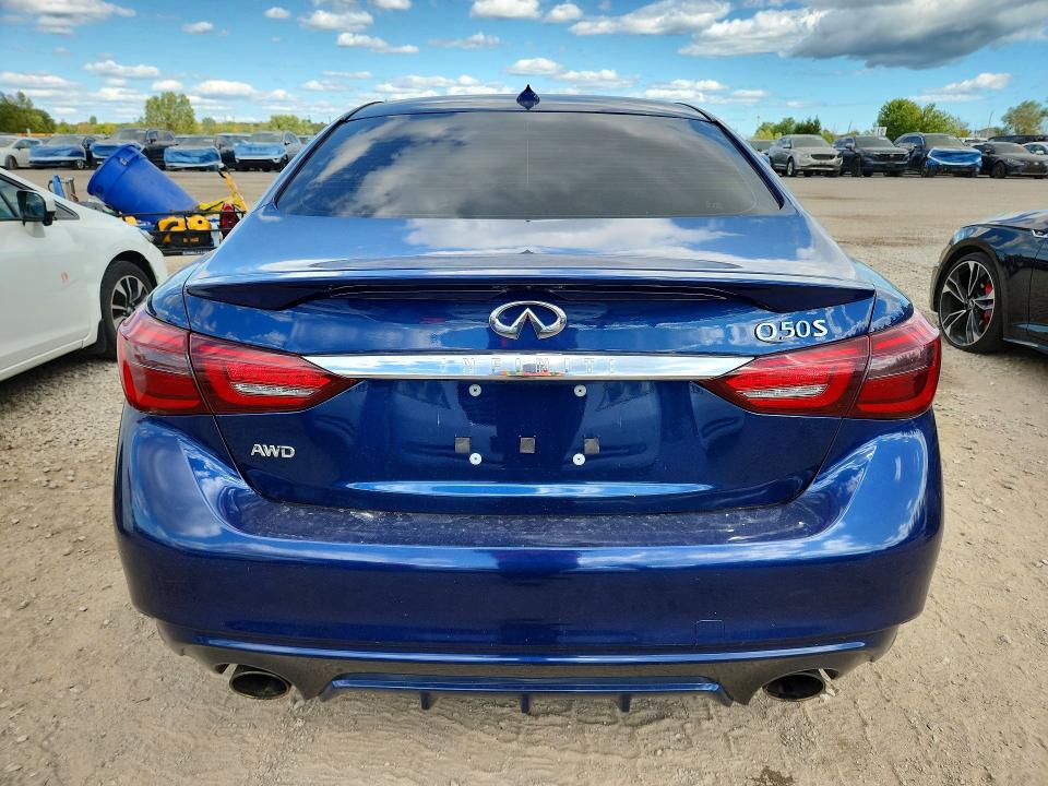 2018 Infiniti Q50 მანქანა იყიდება აუქციონზე, vin: JN1EV7AR4JM611384, აუქციონის ნომერი: 68008496