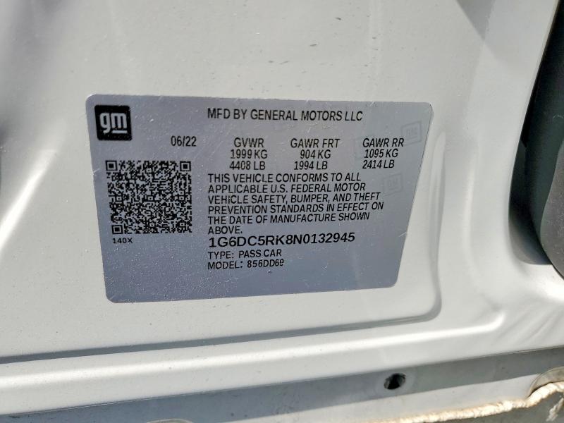 Продажа на аукционе авто 2022 Cadillac Ct4, vin: 1G6DC5RK8N0132945, номер лота: 67618296