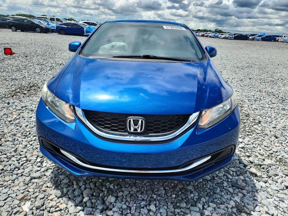 2013 Honda Civic მანქანა იყიდება აუქციონზე, vin: 19XFB2F57DE040754, აუქციონის ნომერი: 67903496