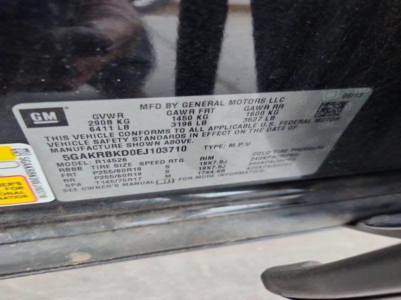 Aukcja sprzedaży 2014 Buick Enclave, vin: 5GAKRBKD0EJ103710, numer aukcji: 69345226