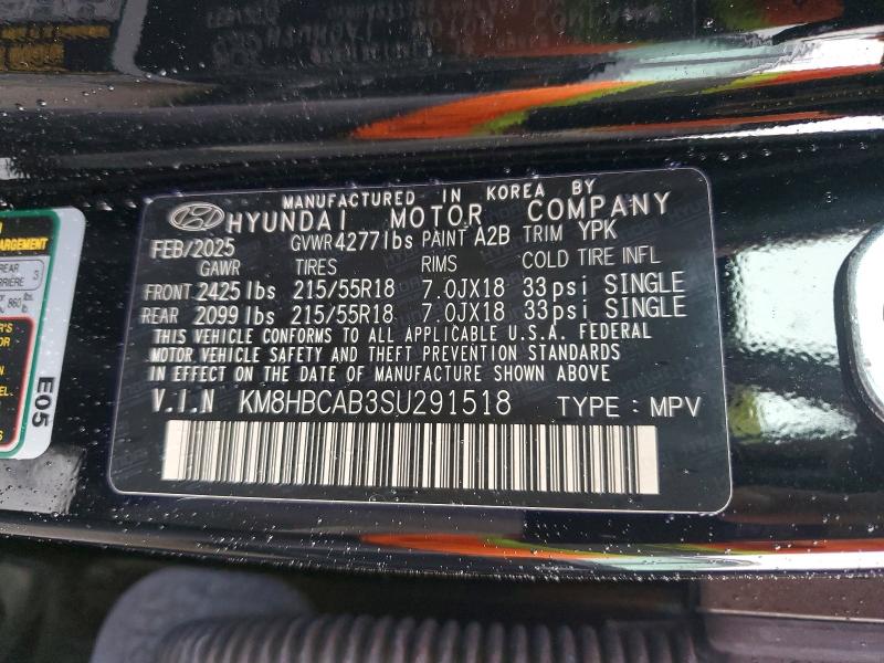 Aukcja sprzedaży 2025 Hyundai Kona, vin: KM8HBCAB3SU291518, numer aukcji: 70000606