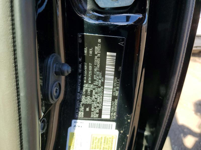 2019 Toyota Sienna მანქანა იყიდება აუქციონზე, vin: 5TDYZ3DC6KS011759, აუქციონის ნომერი: 68410156