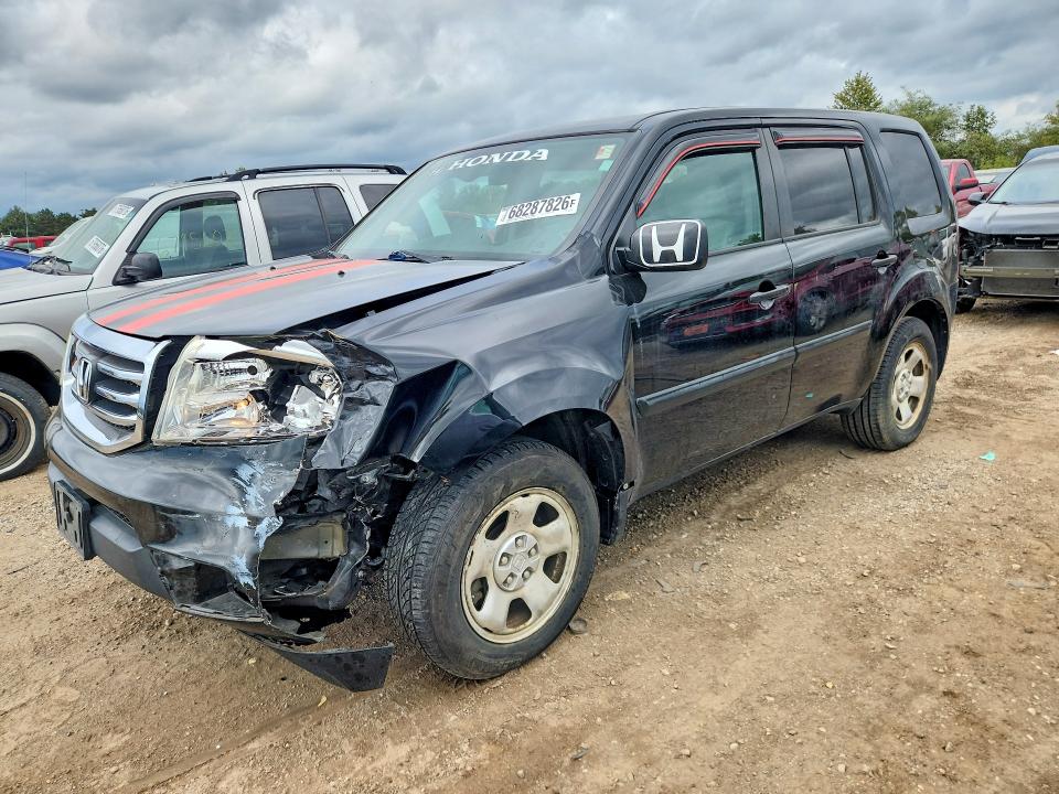 Продажа на аукционе авто 2013 Honda Pilot, vin: 5FNYF4H24DB023772, номер лота: 68287826