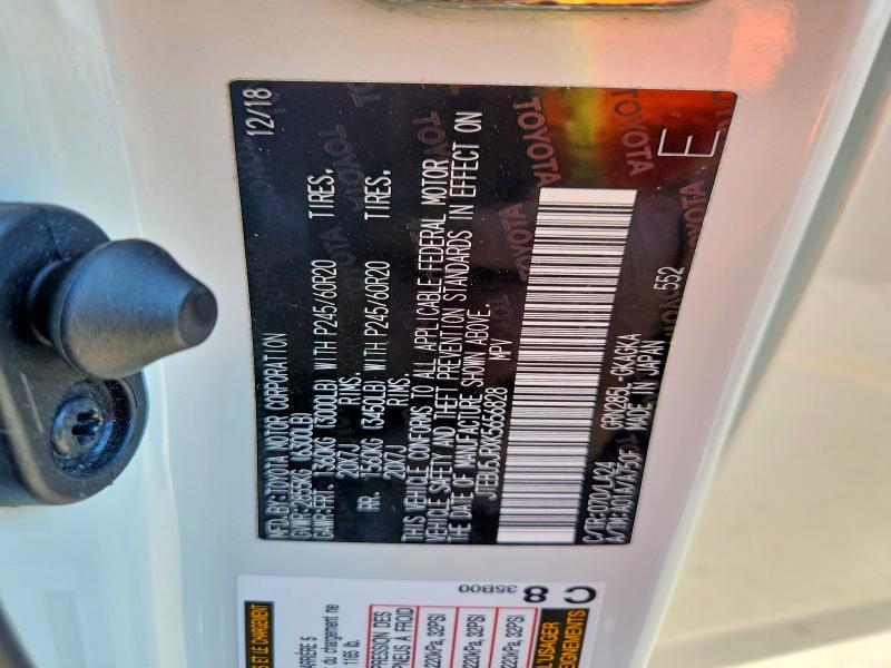 2019 Toyota 4runner მანქანა იყიდება აუქციონზე, vin: JTEBU5JRXK5656828, აუქციონის ნომერი: 67337606
