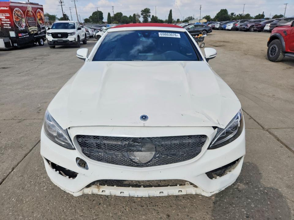 69803076 :رقم المزاد ، WDDWK4JB0JF669157 vin ، 2018 Mercedes-benz C مزاد بيع