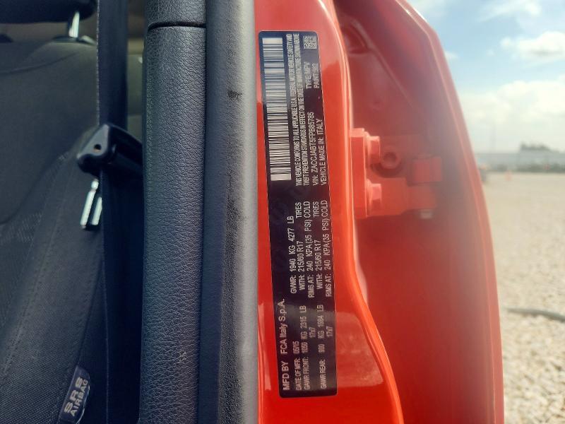 2015 Jeep Renegade მანქანა იყიდება აუქციონზე, vin: ZACCJABT5FPB85785, აუქციონის ნომერი: 69943786