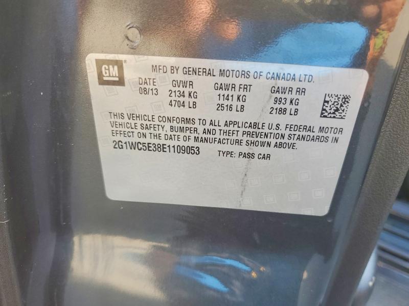Aukcja sprzedaży 2014 Chevrolet Impala Limited, vin: 2G1WC5E38E1109053, numer aukcji: 69048426