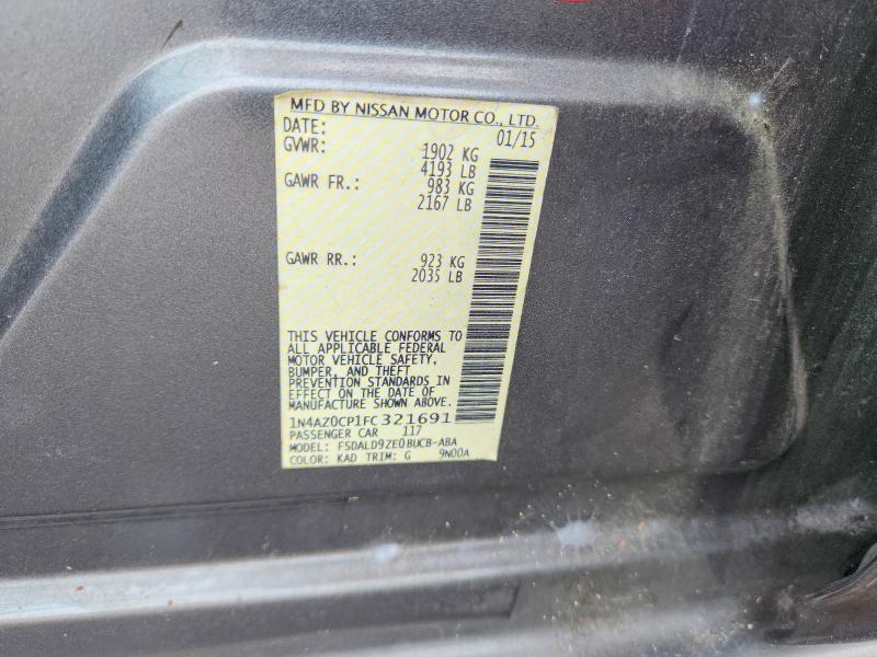 Продаж на аукціоні авто 2015 Nissan Leaf, vin: 1N4AZ0CP1FC321691, номер лоту: 68226566