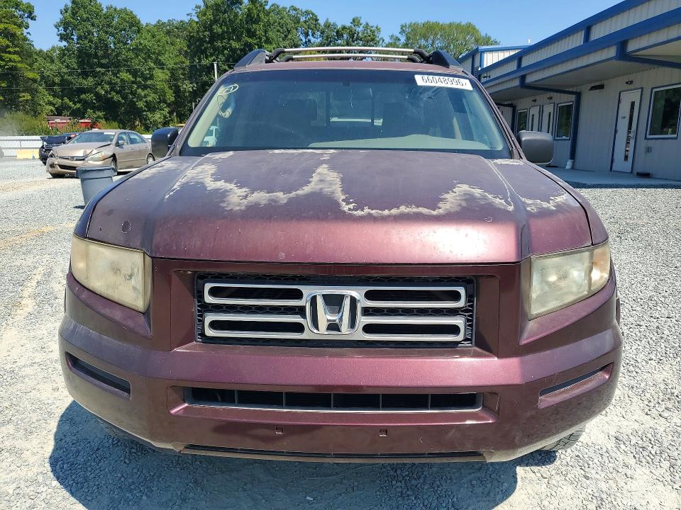 2007 Honda Ridgeline მანქანა იყიდება აუქციონზე, vin: 2HJYK16217H515750, აუქციონის ნომერი: 66048996