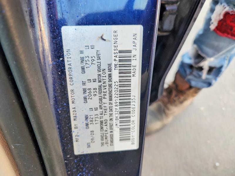 Продаж на аукціоні авто 2009 Mazda 3, vin: JM1BK32F891220225, номер лоту: 68416046