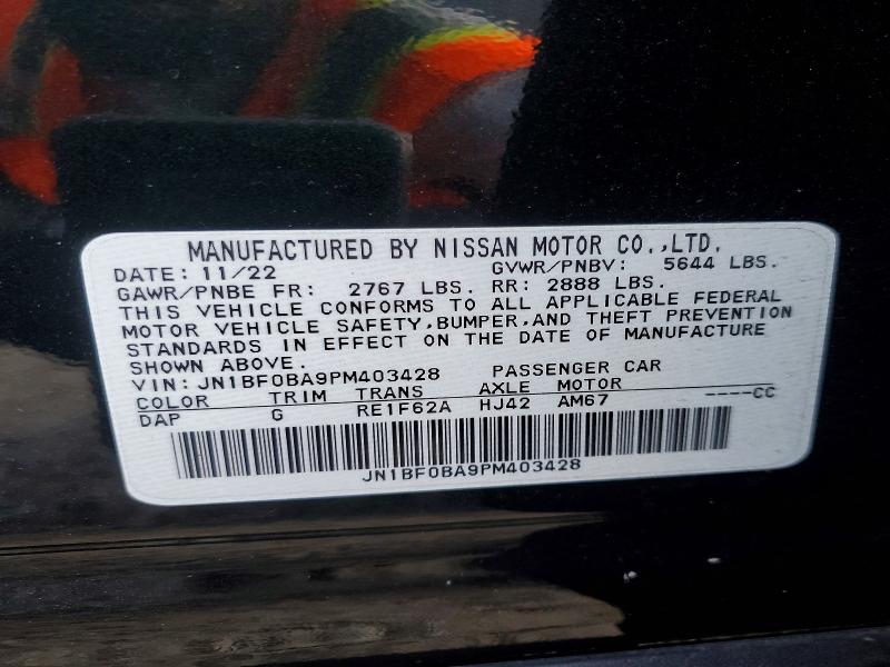 Продажа на аукционе авто 2023 Nissan Ariya, vin: JN1BF0BA9PM403428, номер лота: 68296106