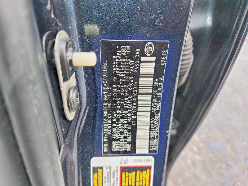 Продаж на аукціоні авто 2016 Toyota Camry, vin: 4T1BF1FK6GU163014, номер лоту: 68570326