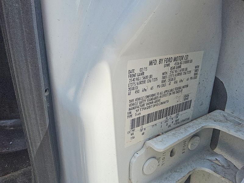 67209066 :رقم المزاد ، 1FT7W2BT3FEC80475 vin ، 2015 Ford F250 مزاد بيع