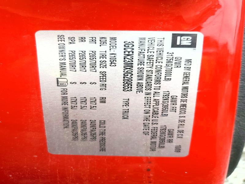 2009 Chevrolet Silverado მანქანა იყიდება აუქციონზე, vin: 3GCEK23MX9G289553, აუქციონის ნომერი: 69585996