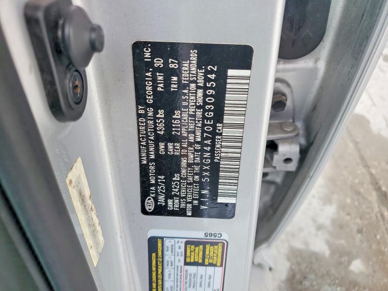 Продаж на аукціоні авто 2014 Kia Optima, vin: 5XXGN4A70EG309542, номер лоту: 67456886