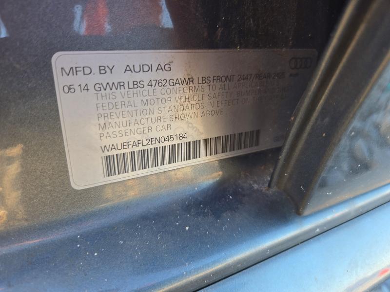 Продажа на аукционе авто 2014 Audi A4, vin: WAUEFAFL2EN045184, номер лота: 69937466