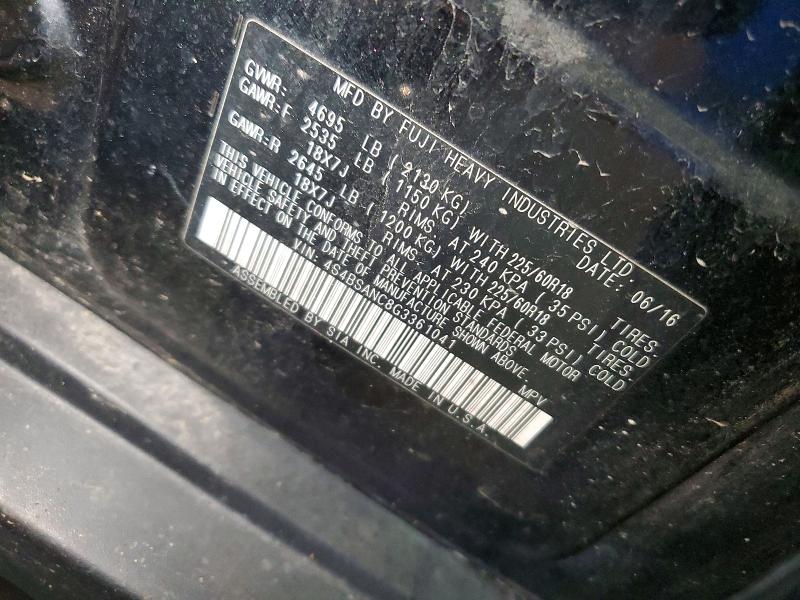 Продажа на аукционе авто 2016 Subaru Outback, vin: 4S4BSANC8G3361041        , номер лота: 68293606