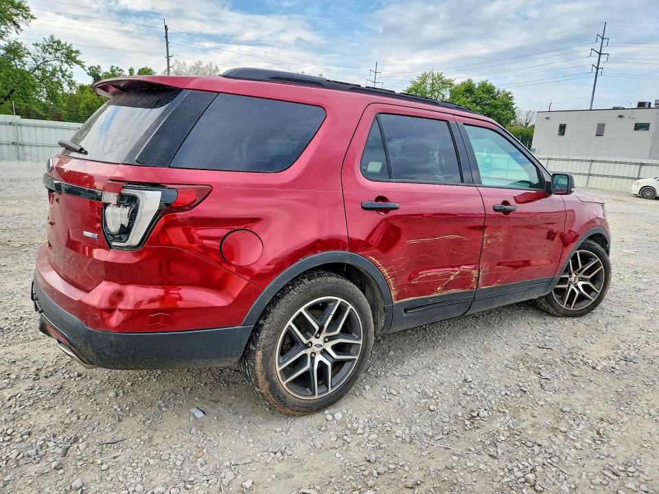 69501686 :رقم المزاد ، 1FM5K8GT1HGD82519 vin ، 2017 Ford Explorer مزاد بيع