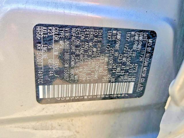 Продажа на аукционе авто 2025 Nissan Rogue, vin: JN8BT3BB1SW155807, номер лота: 69069726