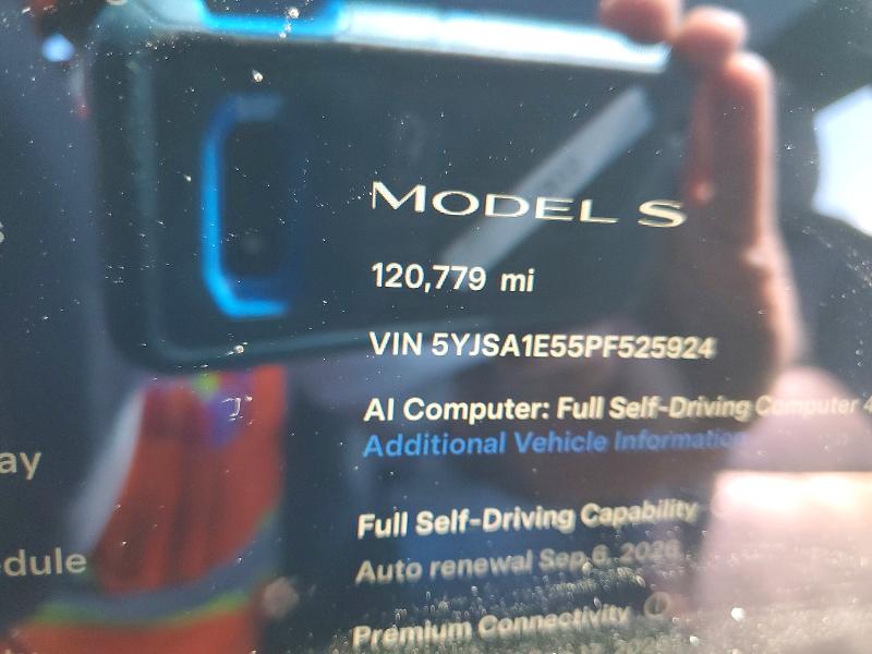 Продажа на аукционе авто 2023 Tesla Model S, vin: 5YJSA1E55PF525924, номер лота: 68300026