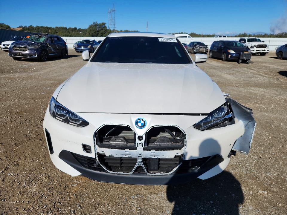 2023 Bmw I4 მანქანა იყიდება აუქციონზე, vin: WBY43AW04PFP67328, აუქციონის ნომერი: 67559476