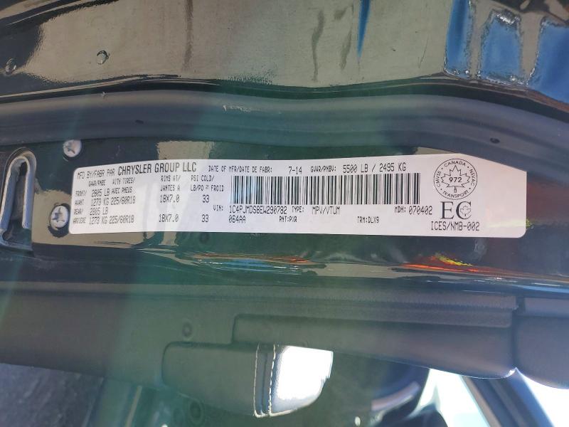Продажа на аукционе авто 2014 Jeep Cherokee, vin: 1C4PJMDS8EW290782, номер лота: 68732706
