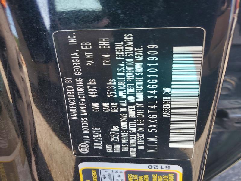 Продаж на аукціоні авто 2016 Kia Optima, vin: 5XXGT4L34GG101909, номер лоту: 69342376