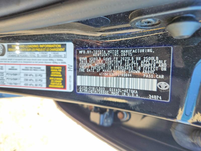 Продаж на аукціоні авто 2015 Toyota Avalon, vin: 4T1BK1EB7FU189844, номер лоту: 67835286