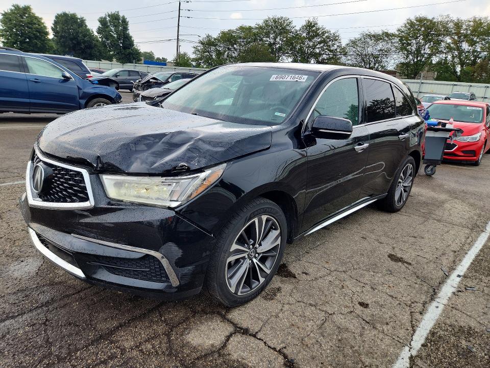 69071646 :رقم المزاد ، 5J8YD4H57LL030843 vin ، 2020 Acura Mdx مزاد بيع