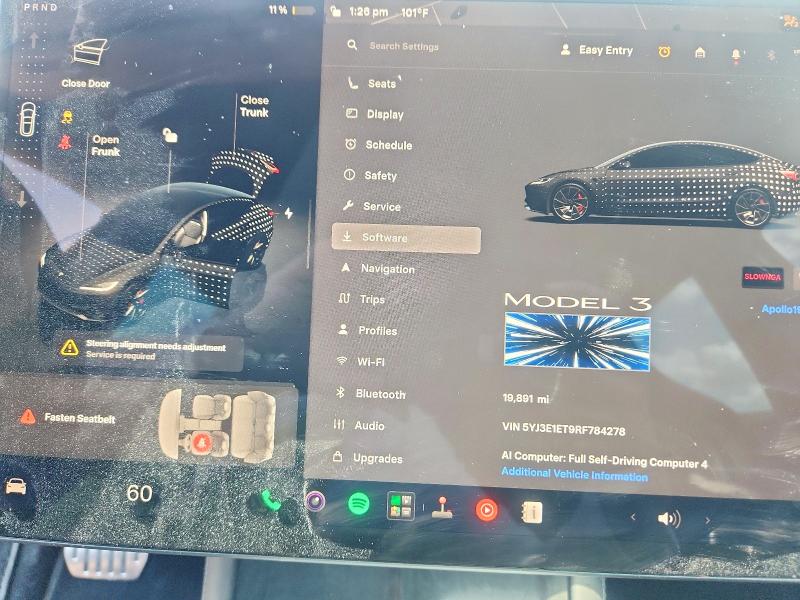 Aukcja sprzedaży 2024 Tesla Model 3, vin: 5YJ3E1ET9RF784278, numer aukcji: 67489646