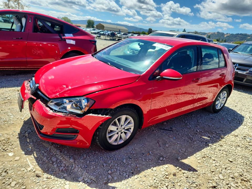 2016 Volkswagen Golf მანქანა იყიდება აუქციონზე, vin: 3VW217AU9GM030635, აუქციონის ნომერი: 68084396