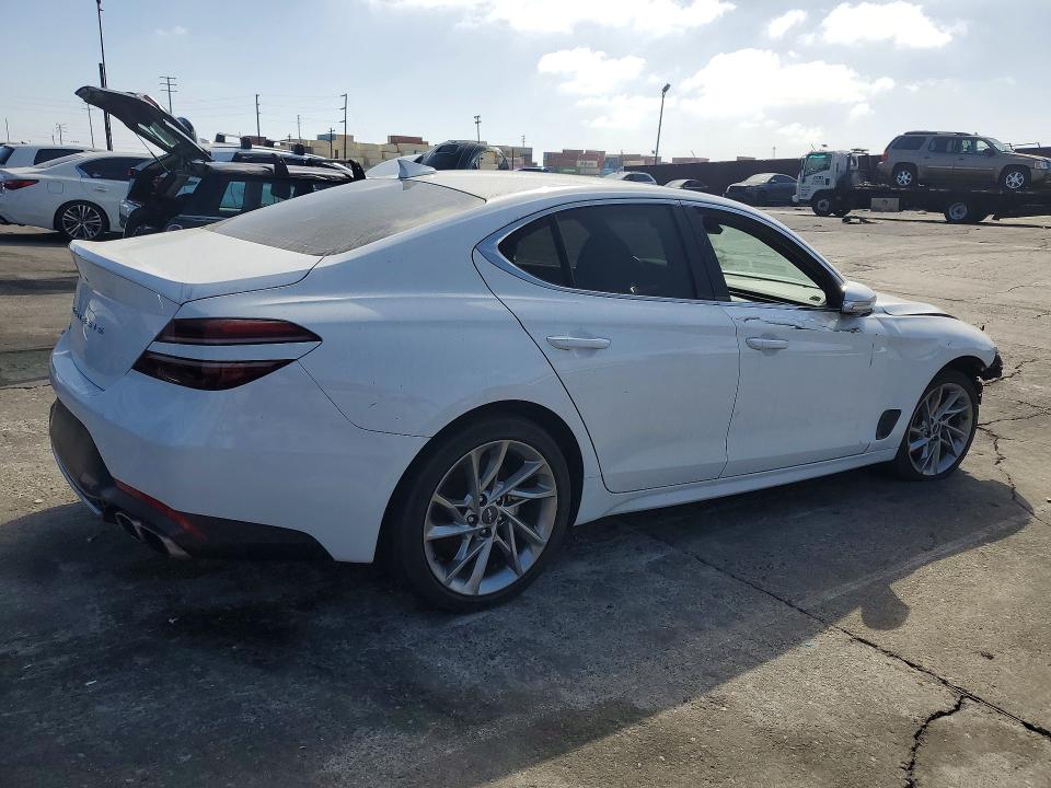 2022 Genesis G70 მანქანა იყიდება აუქციონზე, vin: KMTG34TA5NU097702, აუქციონის ნომერი: 70357036