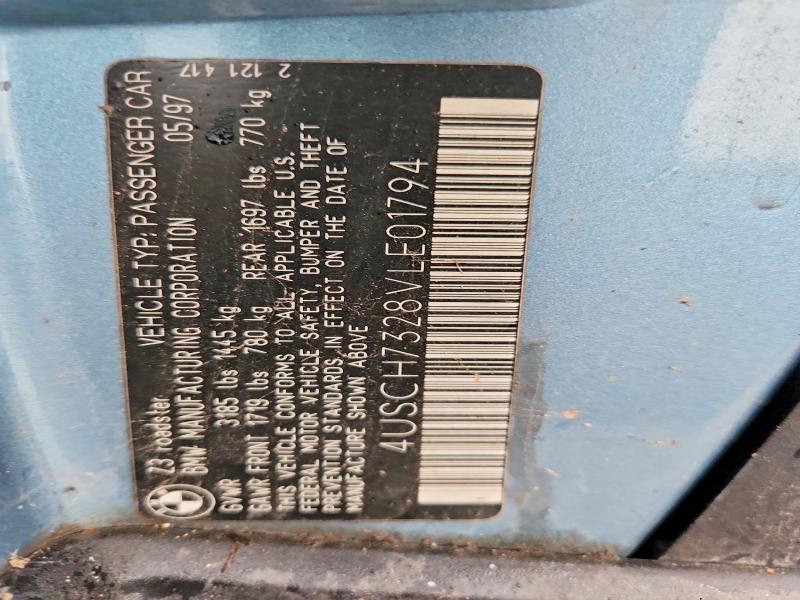 Aukcja sprzedaży 1997 Bmw Z3, vin: 4USCH7328VLE01794, numer aukcji: 67331496