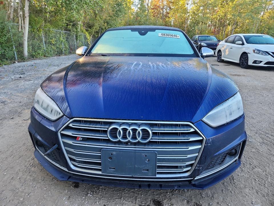 Aukcja sprzedaży 2018 Audi S5, vin: WAUC4CF52JA070159, numer aukcji: 68365646