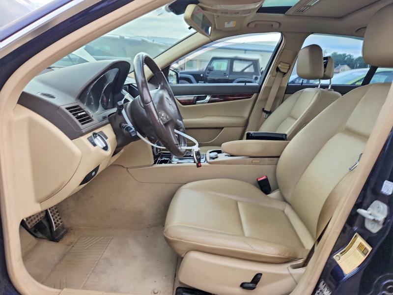 2011 Mercedes-benz C მანქანა იყიდება აუქციონზე, vin: WDDGF8BBXBR144296, აუქციონის ნომერი: 68012806
