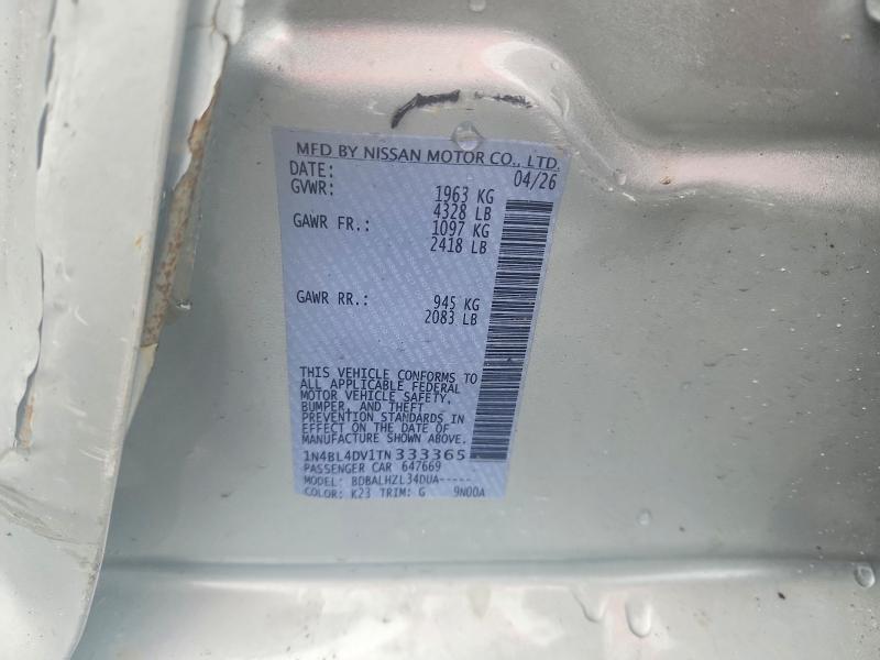 2026 Nissan Altima მანქანა იყიდება აუქციონზე, vin: 1N4BL4DV1TN333365, აუქციონის ნომერი: 70141856