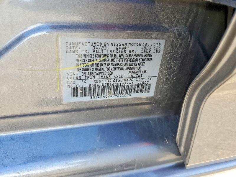 Продаж на аукціоні авто 2023 Nissan Sentra, vin: 3N1AB8CV4PY261008, номер лоту: 69777806