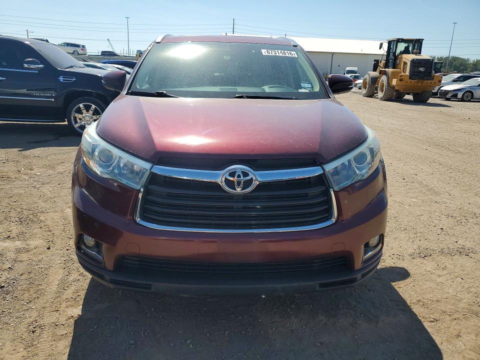 67314816 :رقم المزاد ، 5TDYKRFH4ES016852 vin ، 2014 Toyota Highlander مزاد بيع